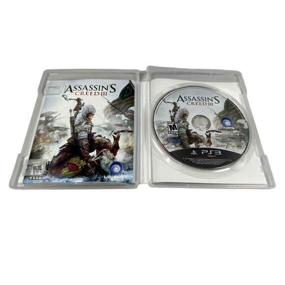 Assassin's Creed III PlayStation 3 PS3 w/MANUAL | Authentic, CIB, Tested - Picture 2 of 3